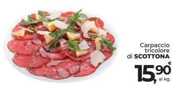 Supermercati Dok Carpaccio trícolore di SCOTTONA offerta