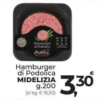 Supermercati Dok Hamburger di Podolíca MIDELIZIA g.200 offerta
