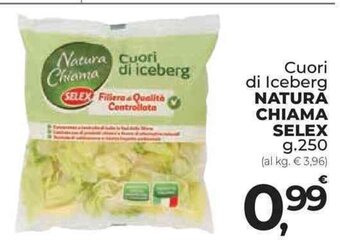 Supermercati Dok Cuori di Iceberg NATURA CHIAMA SELEX g.250 offerta