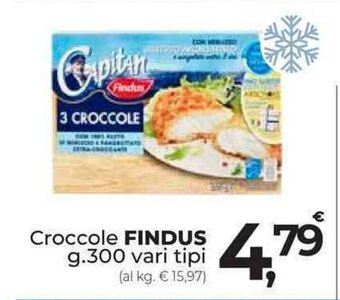 Supermercati Dok Croccole FINDUS g.300 vari tipi offerta