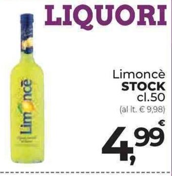 Supermercati Dok Limoncè STOCK cl.50 offerta
