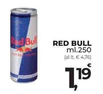 Supermercati Dok RED BULL ml.250 offerta