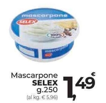 Mascarpone SELEX g.250