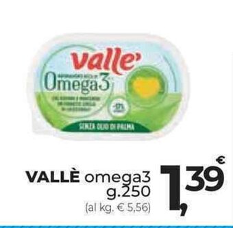 Supermercati Dok VALLÈ omega3 g.250 offerta