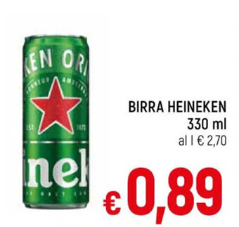 A&O BIRRA HEINEKEN 330 ml offerta