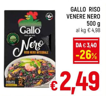 A&O GALLO RISO VENERE NERO 500 g offerta