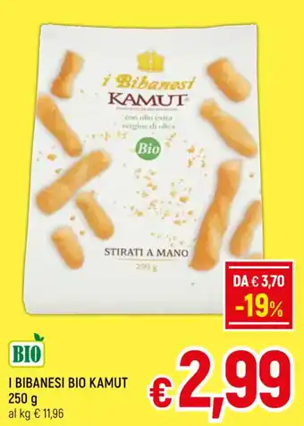 A&O BIO I BIBANESI BIO KAMUT 250 g offerta