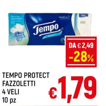 A&O TEMPO PROTECT FAZZOLETTI 4 VELI 10 pz offerta