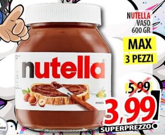 NUTELLA VASO 600 gr