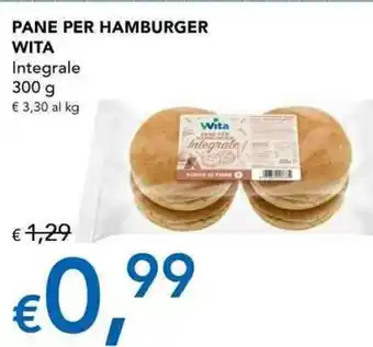 Migross Supermercati e Market PANE PER HAMBURGER WITA 300 g offerta