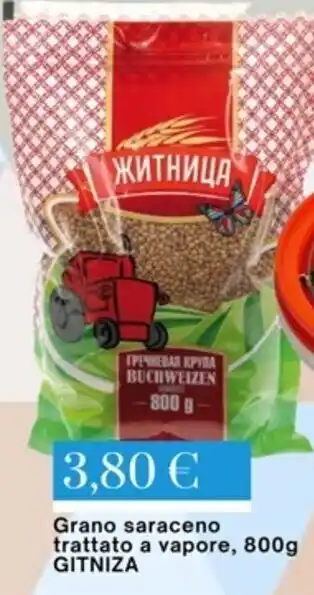 Grano saraceno trattato a vapore, 800g GITNIZA