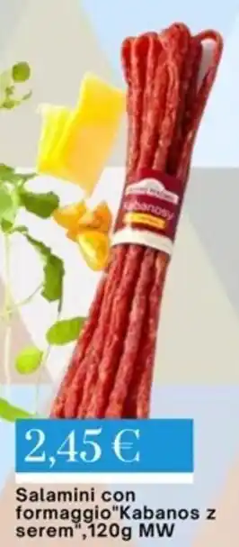 Mix Markt Salamini con formaggio"Kabanos z serem",120g MW offerta