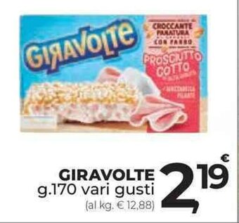 Supermercati Dok GIRAVOLTE g.170 vari gusti offerta