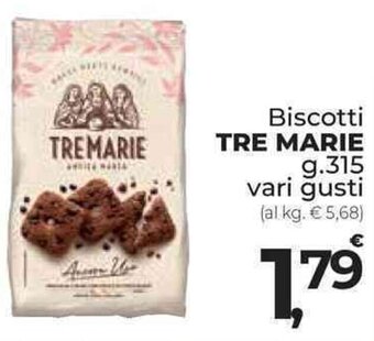 Supermercati Dok Biscotti TRE MARIE g.315 vari gusti offerta