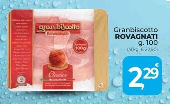 Supermercati Dok Granbiscotto ROVAGNATI g 100 offerta