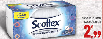 Conad TOVAGLIOLI SCOTTEX scorta salvaspazio offerta