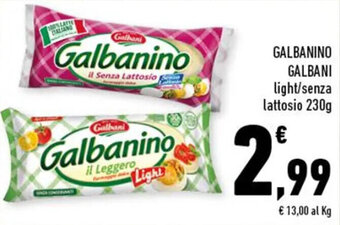 Conad GALBANINO GALBANI light/senza lattosio 230g offerta