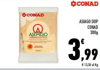 Conad ASIAGO DOP CONAD 300g offerta