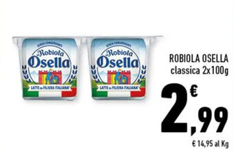 Conad ROBIOLA OSELLA classica 2x100g offerta