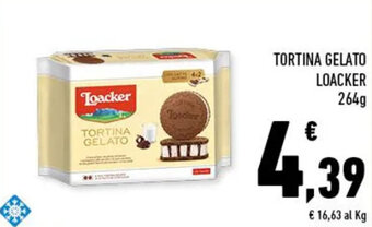 Conad TORTINA GELATO LOACKER 264g offerta