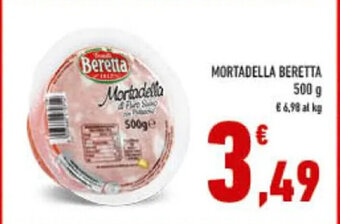 Conad MORTADELLA BERETTA 500 g offerta