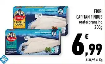 Conad FIORI CAPITAN FINDUS orata/branzino 200g offerta