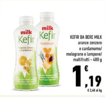 Conad KEFIR DA BERE MILK 480 g offerta