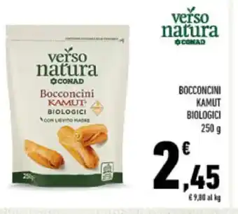 Conad BOCCONCINI KAMUT BIOLOGICI 250 g offerta