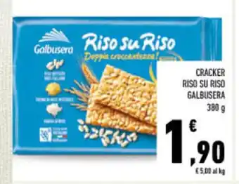 Conad Riso su Riso CRACKER RISO SU RISO GALBUSERA 380 g offerta