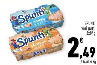 Spuntì vari gusti 2x84g