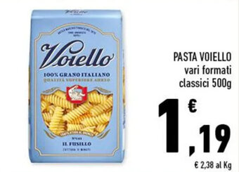 Conad PASTA VOIELLO vari formati classici 500g offerta