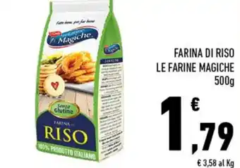 Conad FARINA DI RISO LE FARINE MAGICHE 500g offerta