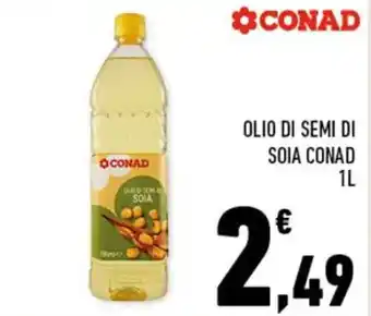 Conad OLIO DI SEMI DI SOIA CONAD 1L offerta
