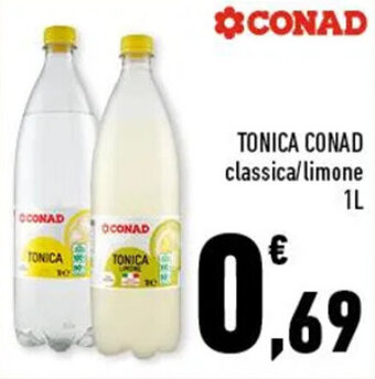 Conad TONICA CONAD classica/limone 1L offerta