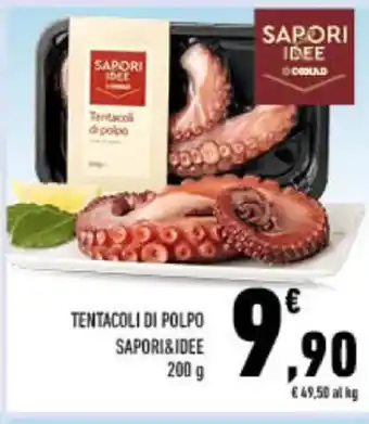 Conad TENTACOLI DI POLPO SAPORI&IDEE 200 g offerta