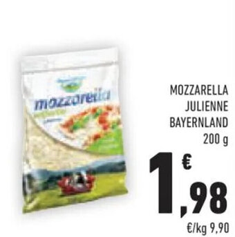 Conad MOZZARELLA JULIENNE BAYERNLAND 200 g offerta