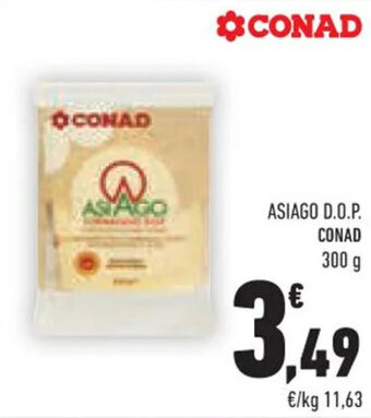 Conad ASIAGO D.O.P. CONAD 300 g offerta
