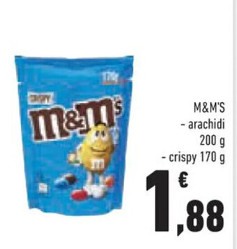 Conad M&M'S - arachidi 200 g offerta