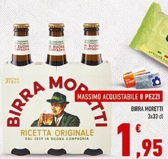 Conad Moretti birra offerta