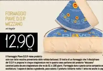 Conad Mezzano formaggio piave d. o. p offerta
