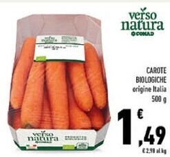 Conad Conad carote biologiche offerta
