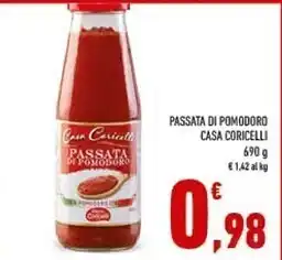 Conad Casa coricelli passata di pomodoro offerta