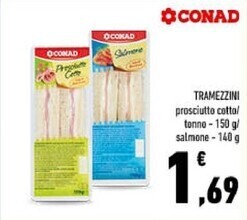 Conad Conad tramezzini offerta