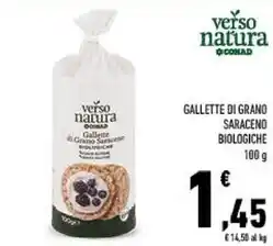 Conad Conad gallette di grano saraceno biologico offerta