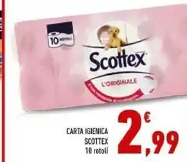 Conad Scottex carta igienica offerta