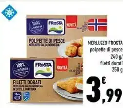 Conad Frosta merluzzo polpette di pesce offerta