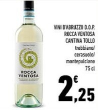 Conad Cantina tollo vini d'abruzzo d.o.p rocca ventosa offerta