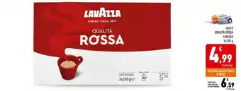 Conad Lavazza caffè qualità rossa 250 g offerta