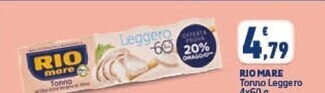 Conad Rio mare tonno leggero offerta