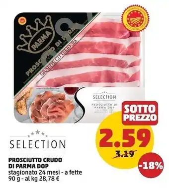 PENNY Parma prosciutto crudo dop offerta